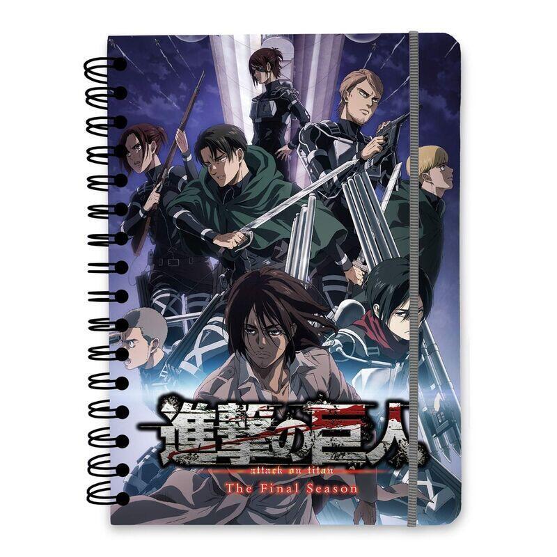 Notebook A5 Attack On Titan