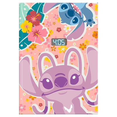 Notebook With Watch LED Stitch Disney — image 1