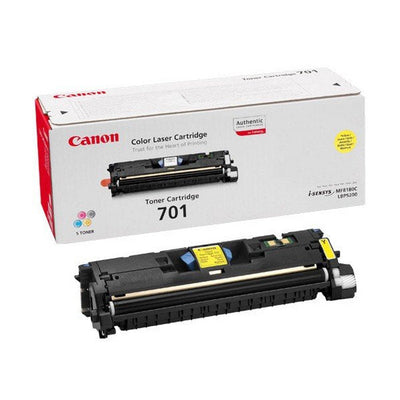 Canon Genuine Toner Laser Yellow CRG701Y 4.000 Paginas Lbp/5200 Mf/8180C — image 1