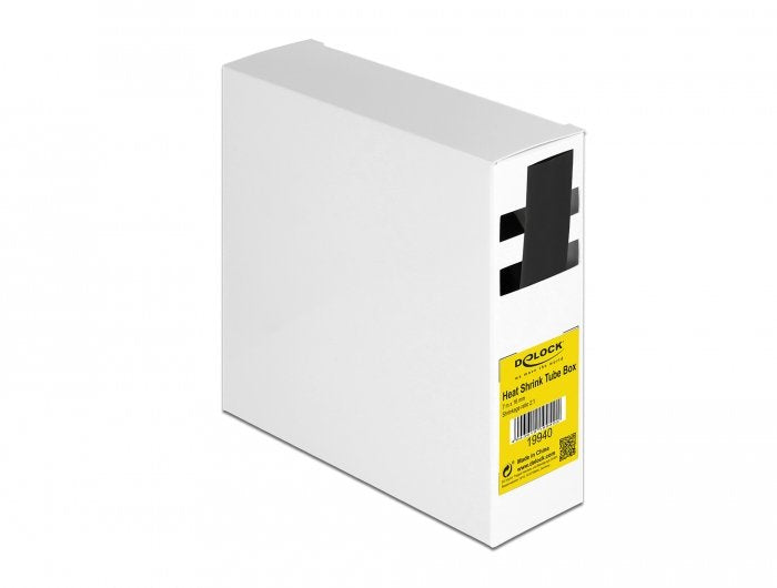 Delock Tubo Termorretráctil, Box Of 7M X 16MM Black
