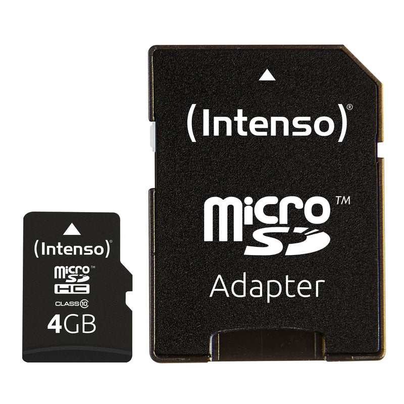 Intenso microSD 4GB CLASE10 With Adapter