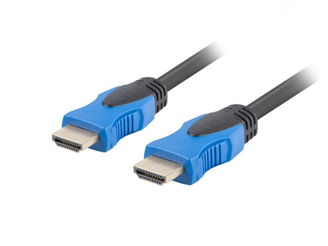 Lanberg HDMI Cable CA-HDMI-20CU-0030-BK Connectors Male/Male Chapados Oro Resolution Up To 3840*2160 3 Metres
