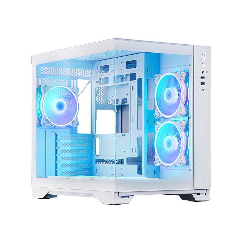 Chieftec PC Case GM-30W-TG-OP Bucket White