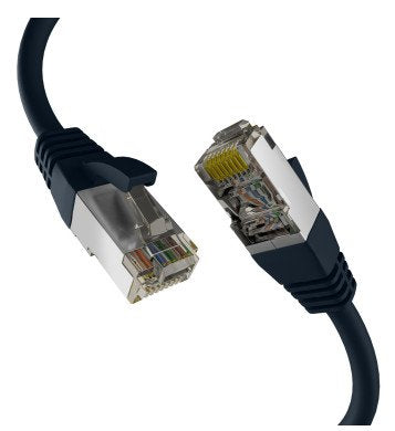 Efb CAT.8.1 Black 0,25M RJ45 Network Cable S FTP Pimf