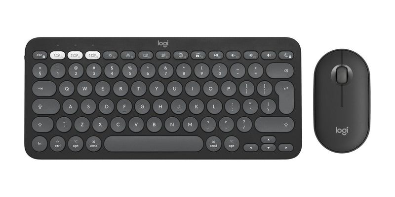 Logitech Pebble 2 Combo For Mac Set Of Keyboard And Wireless Mouse Bluetooth Le QWERTY Internacional Ee. Uu. G