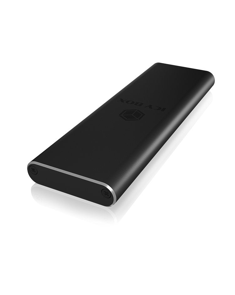 Icy Box IB-183M2 M.2 External Enclosure SSD M.2 Sata, USB 3.0, Black