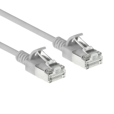 Grey 7 Meters Lszh S FTP CAT.6A Slimline Patch Cable Snagless With RJ45 Connectors — image 1