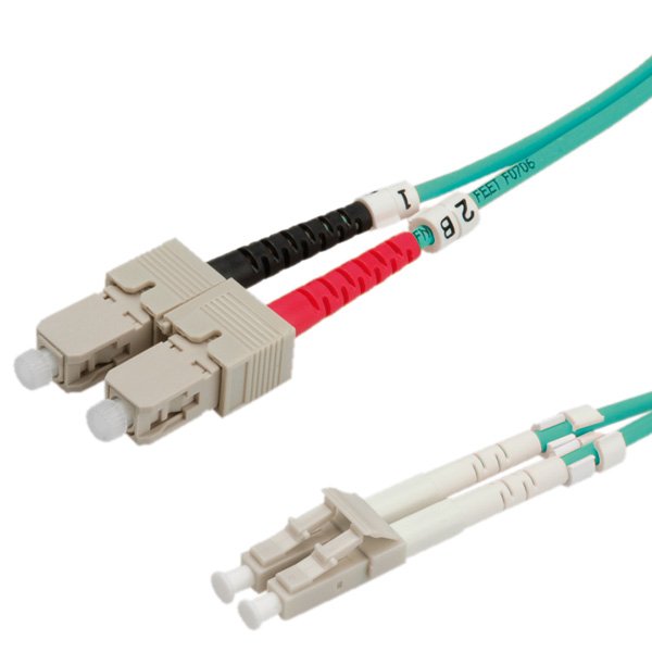 Roline Lwl-cable 50 125UM OM3 Lc Sc Trkis 1M