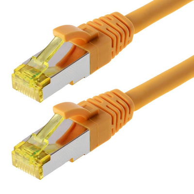 Helos S/FTP (pimf) CAT.6A 7.5M Network Cable Yellow 7,5M CAT.6A S/FTP (s-STP) — image 1