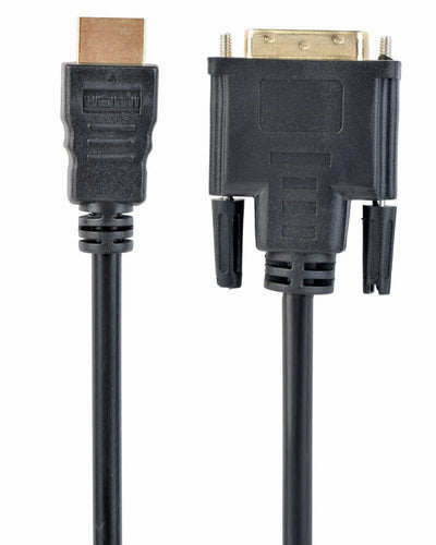 Gembird HDMI Cable a DVI 18 + 1M/M 1.80M Black CC-HDMI-DVI-6 — image 1