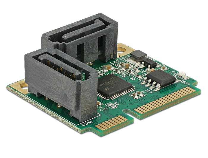 Delock 95260 Mini PCIE I/ Or PCIE Half Size 2 X SATA 6GB/S