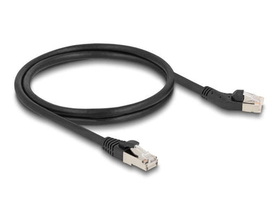 Delock RJ45 Network Cable CAT.6A S/FTP Male a Male Gerade 1M Black — image 1