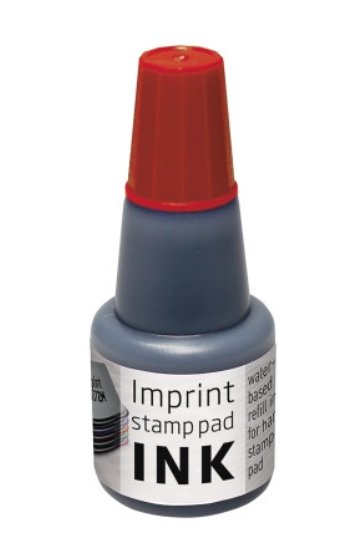 Trodat Ink Sellos Imprint Wasserbasierend Red 24ML 7711