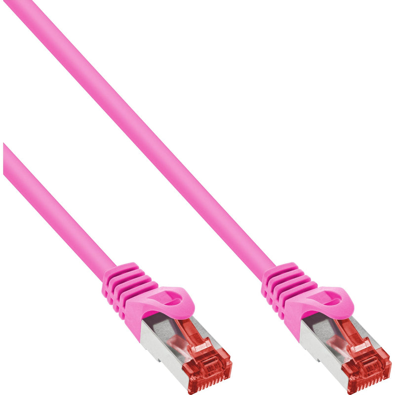 Inline Network Cable S/FTP Pimf CAT.6 250MHZ Pvc Cobre Pink 1,5M
