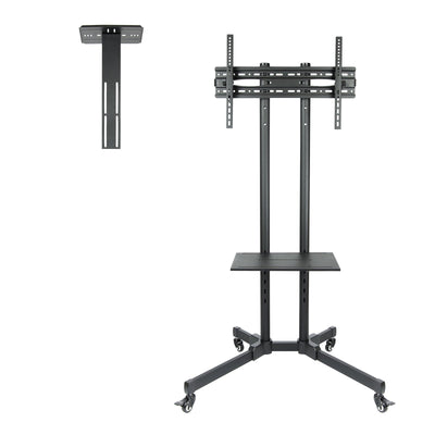 TooQ Stand Screen Floor With Wheels 37-70 - Bloqueo Wheels - Dos Estantes - Weight Max. 50KG - VESA — image 1