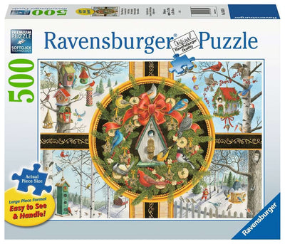 Ravensburger Puzzle Large Pieces Singvögel Im Winter 500 Pieces 16835 — image 1