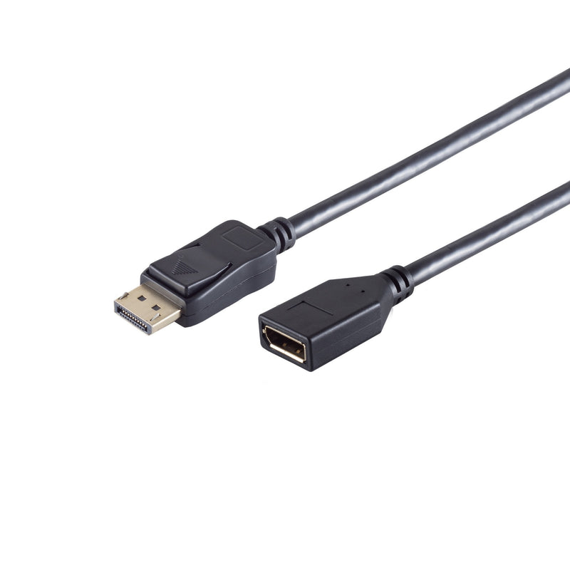 S-impuls DisplayPort 1.2 Cable Alargador, 4K, 5,0M