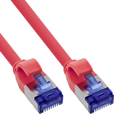 Inline® Network Cable Slim, CAT.6A, S/FTP, Tpe (lszh) Flexible, PoE, Red 20M — image 1
