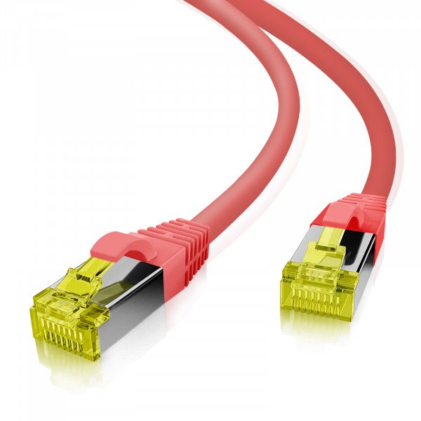 Helos Ultra Flex Network Cable S/FTP CAT.6A Tpe Red 30,0M
