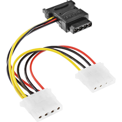 Inline Cable Power SATA SATA Female a 3X Molex Male 4 Pines 0,15M — image 1