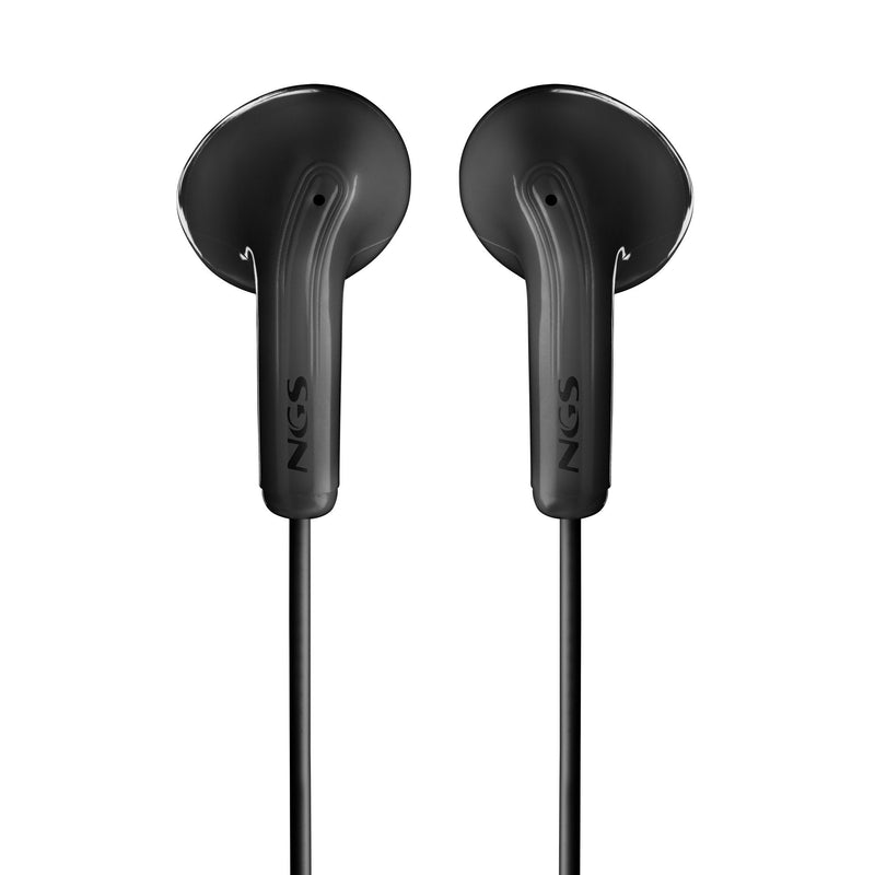Ngs Headphones Intrauditivos Cross Flip With Microphone Jack 3.5 Black