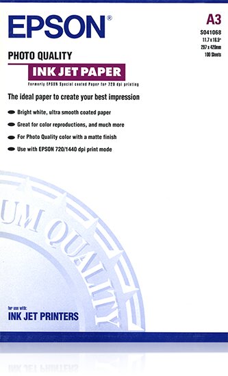 Epson Paper Inkjet A3 105GR 100 Hojas