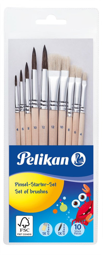 Pelikan Pinceles PL10/Sb Set Básico 10 — image 1