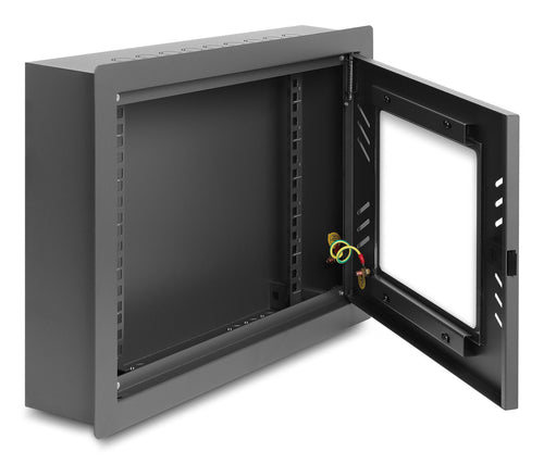 Delock 12? Cabinet Network Cabinet Eléctrico With Herausnehmbarer Frontabdeckung 6 He Black — image 1