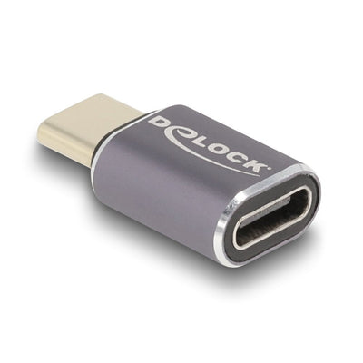 Delock 60046 USB Adapter 40Gbps USB Type-c™ PD 3.0 100W Male a Port Female 8K 60 HZ Metal — image 1