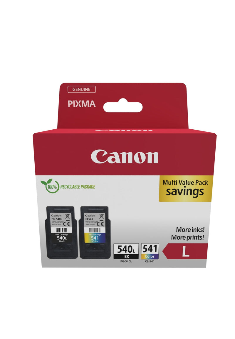 Canon Ink 5224B013 2 Pieces Genuine Black Cyan Magenta Yellow
