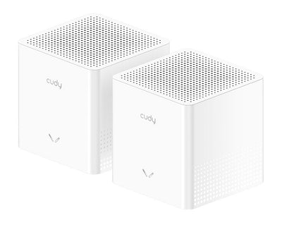 Cudy M1200 Pack 2 Sistemas Wi-Fi Mesh AC1200 Dual Band - 867Mbps 5GHZ, 300Mbps 2,4GHZ - 1X Port LAN 10/100Mbps — image 1