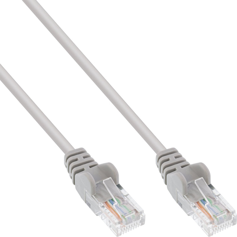 Inline Network Cable U/UTP CAT.5E AWG26 Grey 10M