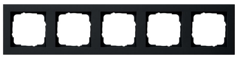 Gira 021509 Frame Embellecedor 5F Gira E2 Black M
