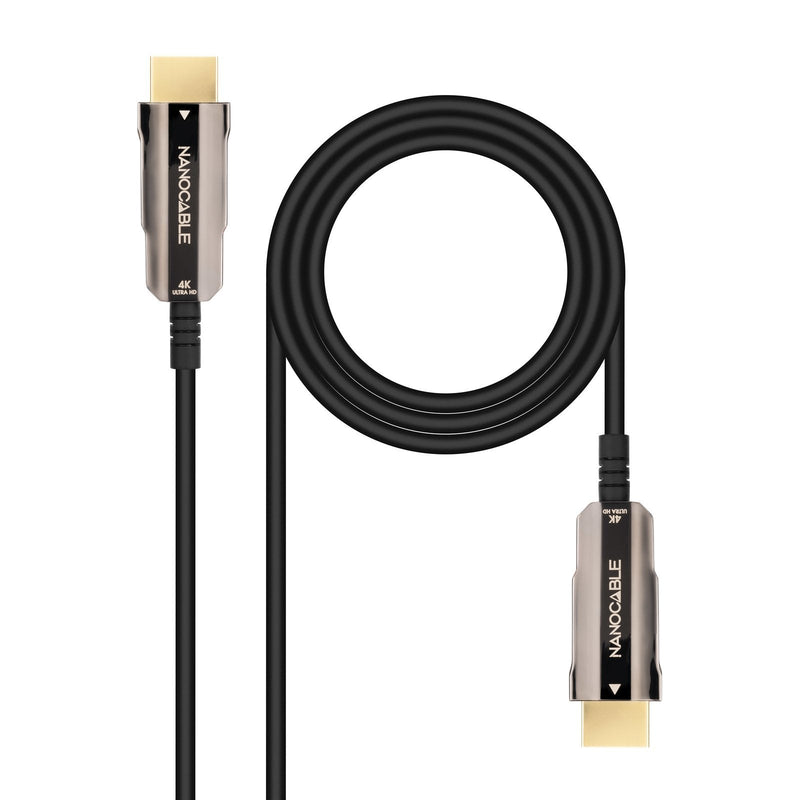 Nanocable HDMI Cable V2.0 Aoc Male a HDMI V2.0 Male 10M - 4K@60HZ 18Gbps - Black
