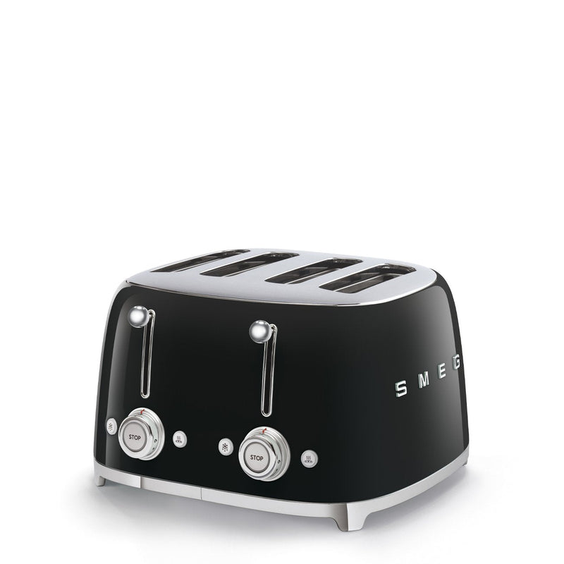 Smeg TSF03BLEU Tostador 4 Rebanadas 950W Black