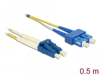 Delock Cable Lwl Lc Sc Singlemode OS2 0,5M — image 1