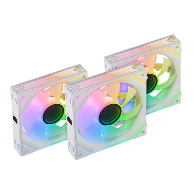 Mars Gaming Pack 3 Fans Mf-linkfinitykit 12CM ARGB White — image 1