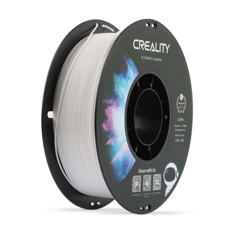 Creality HP-tpu, 3D-FILAMENT White Flexible, 1KG, 1,75MM, Roll 3301040033
