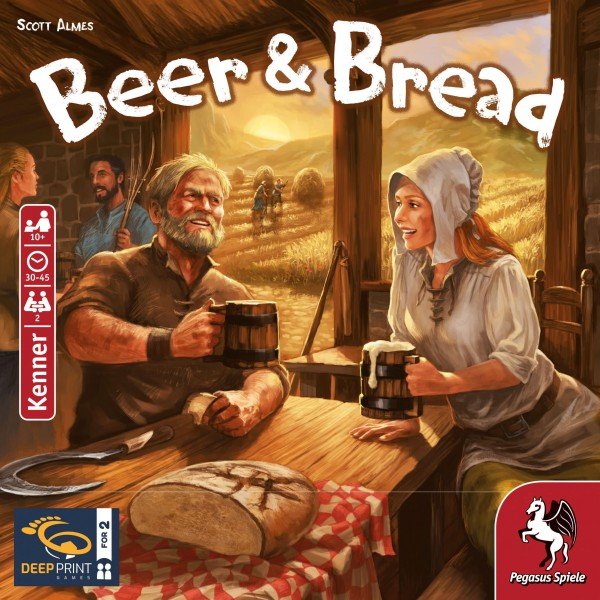 Pegasus Deep Print Games: Cerveza And Pan, Juego de mesa 57809G