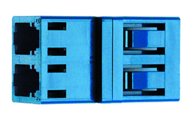 Telegärtner J08071A0002 Adapter Fibre Optic Lc 1 Pieces Blue