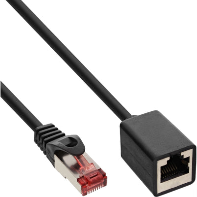 Inline Extensión Network Cable S/FTP Pimf CAT.6 250MHZ Cobre Libre Halógenos Black 5M — image 1