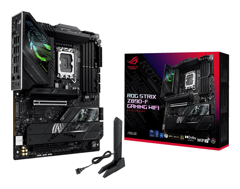 ASUS Board Rog Strix Z890-F Gaming Wi-Fi, INTEL,1851,Z890,4DDR5,Wi-Fi