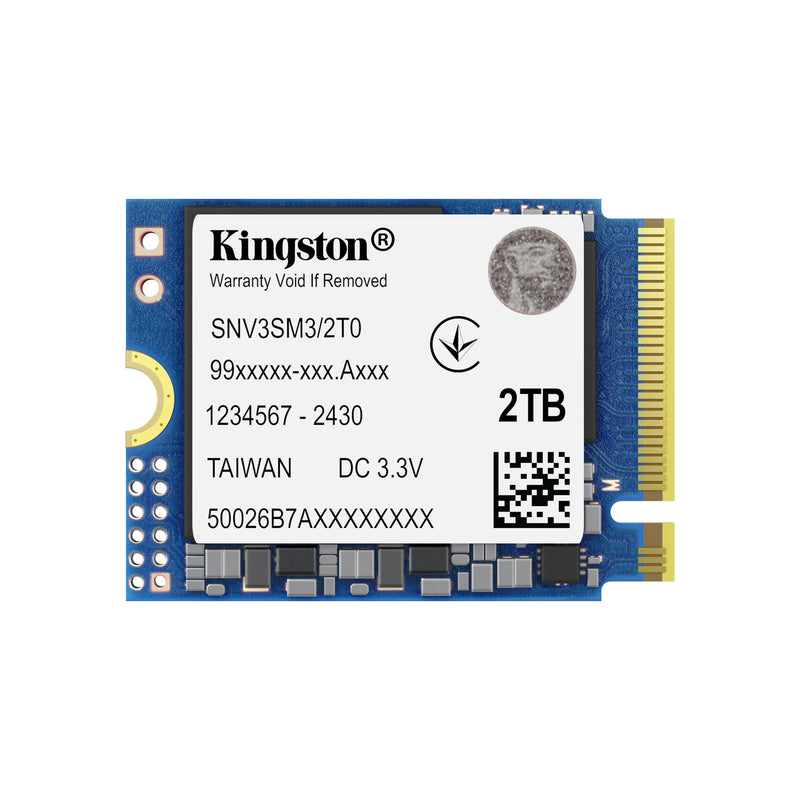 Kingston Drive SSD 2000GB NV3 M.2 2230 PCIE 4.0 NVMe SNV3SM3/2T0