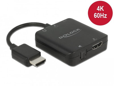 Delock HDMI Audio Extractor 4K 60 HZ — image 1