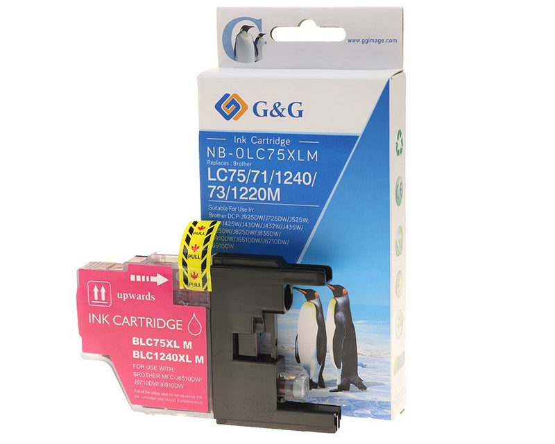 G&g Ink Cartridge Compatible Brother LC-1240M Magenta