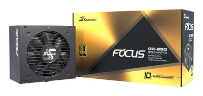 Seasonic Power Supply Focus GX-850 850W ATX3.0 PC Black 1X 12VHPWR, 3X Pcie, Gestión Cables, 850 Watts Focus — image 1