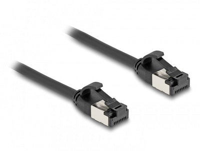 Delock RJ45 Cable Male a Male CAT.8.1 Flexibel 0,25M Black — image 1