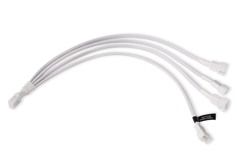 Alphacool And -splitter 4-PIN Auf 4X 4-PIN PWM 30CM - White