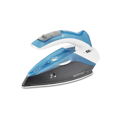 Zelmer ZIR0500 Straightener Vapor-seco Soleplate Steel Inoxidable 1100W Black Blue White — image 1