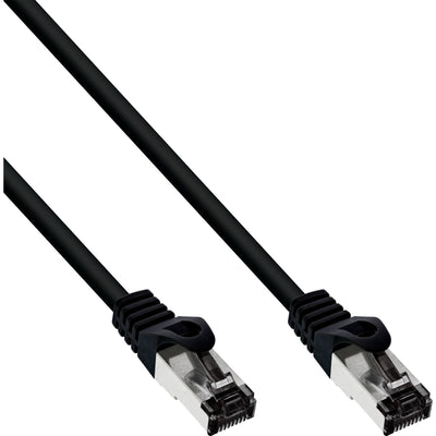 Inline Network Cable S/FTP Pimf CAT.8.1 Libre Halógenos 2000MHZ Black 0.25M — image 1